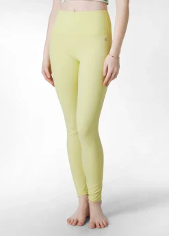 DEHA Leggings & Pantaloni Sportivi*Leggings Yoga In Microfibra Riciclata Giallo