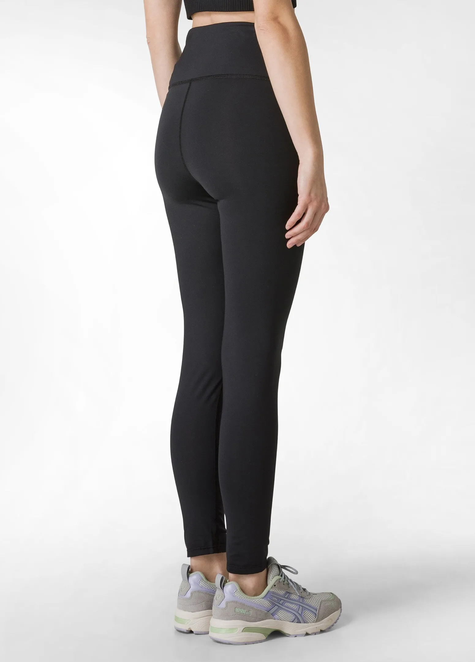 DEHA Leggings & Pantaloni Sportivi*Leggings Yoga In Microfibra Riciclata Nero