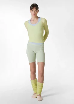 DEHA Pantaloncini Sportivi*Pantaloncino Ciclista Jersey Stretch Verde