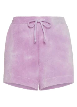 DEHA Pantaloncini Sportivi*Pantaloncino In Spugna Effetto Batik Viola