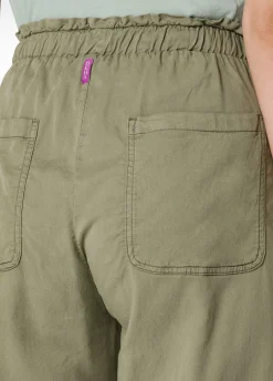DEHA Pantaloni*Pantalone Balloon In Gabardine Vintage Verde
