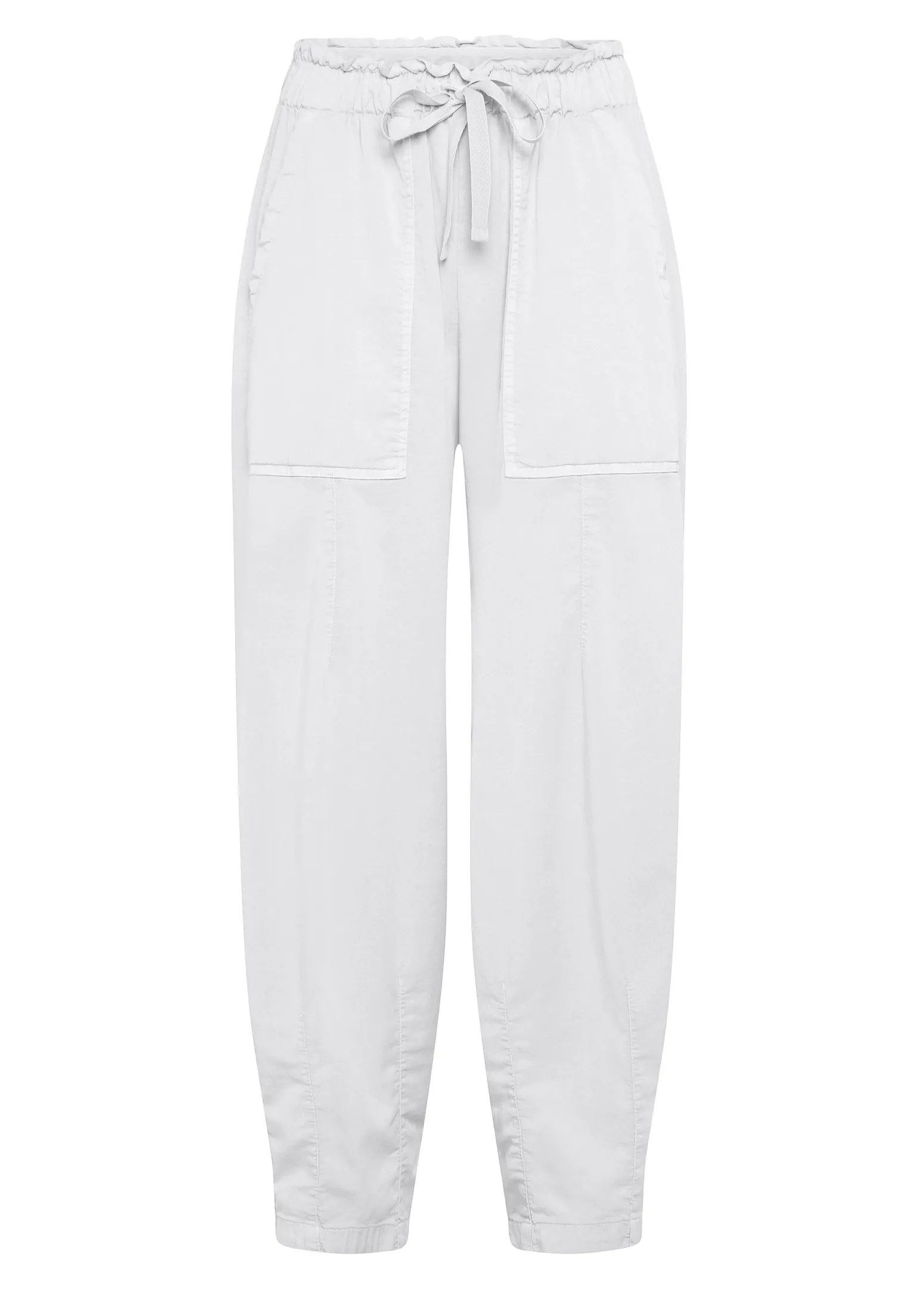 DEHA Pantaloni*Pantalone Balloon In Gabardine Vintage Bianco