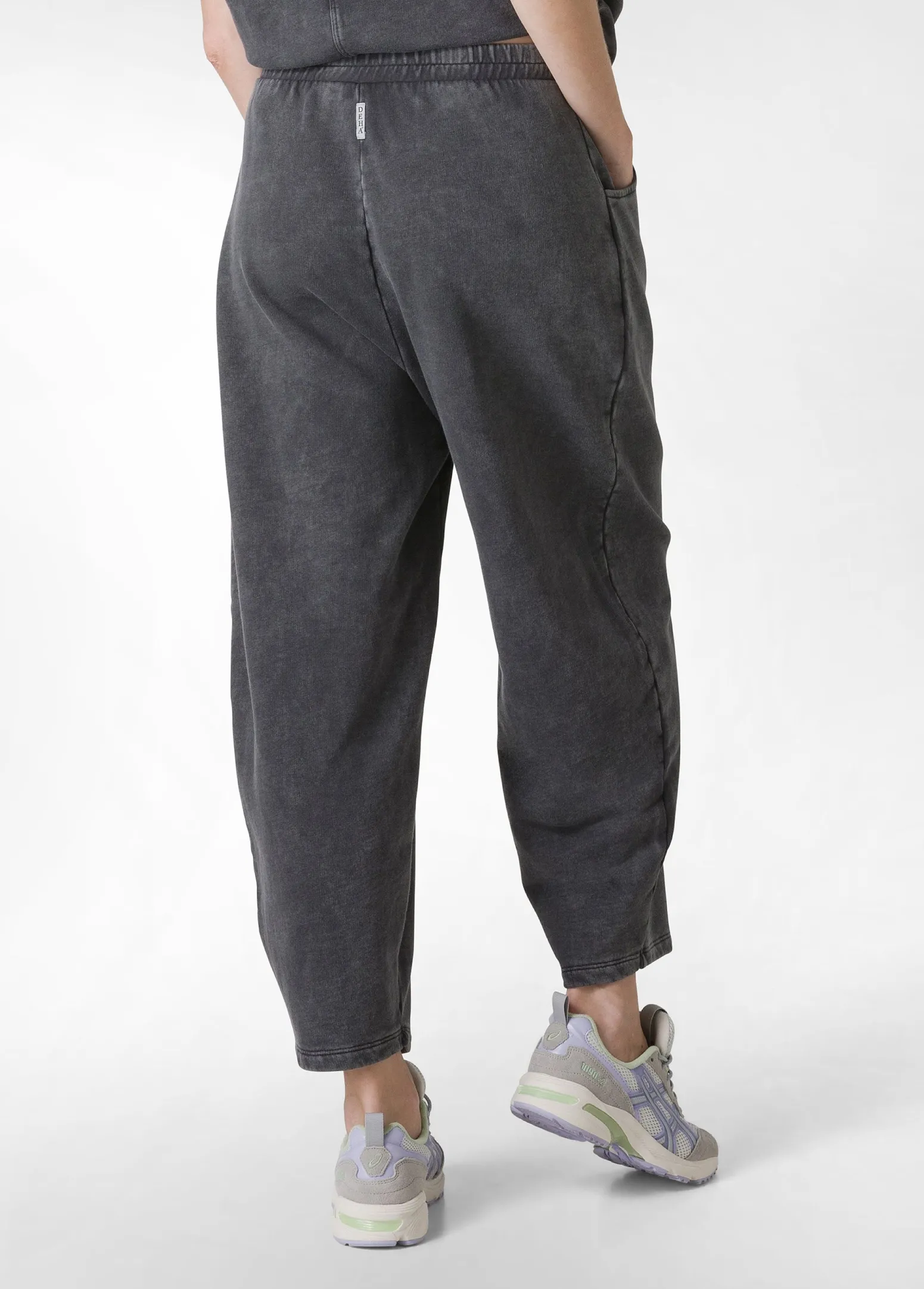 DEHA Pantaloni*Pantalone Balloon Marmorizzato Nero
