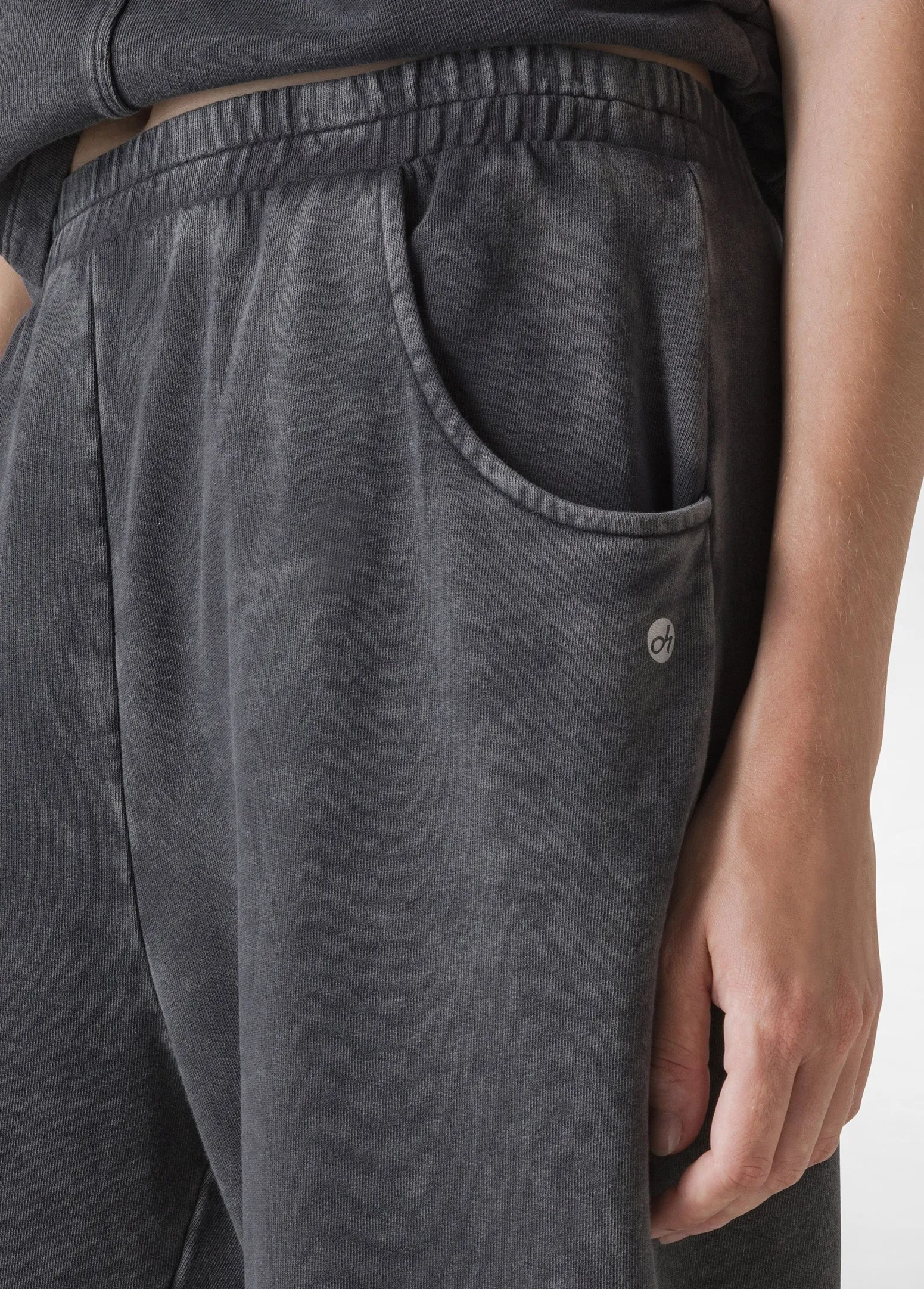 DEHA Pantaloni*Pantalone Balloon Marmorizzato Nero
