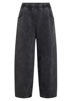 DEHA Pantaloni*Pantalone Balloon Marmorizzato Nero