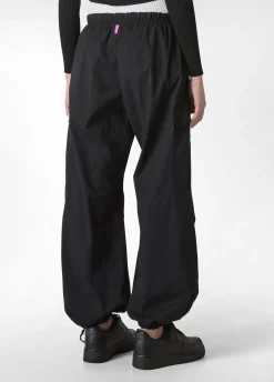 DEHA Pantaloni*Pantalone Cargo In Popeline Nero