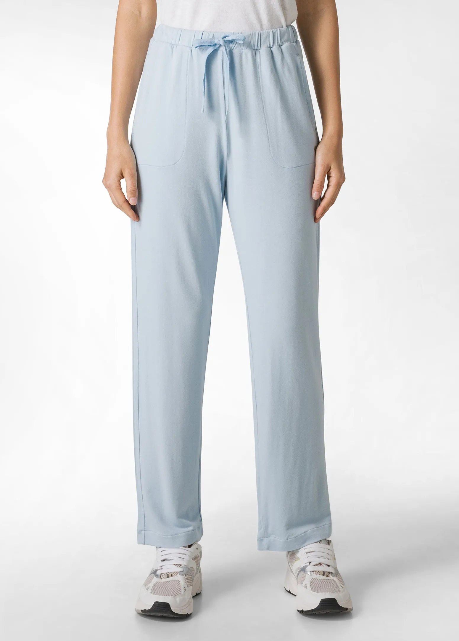 DEHA Pantaloni*Pantalone Comfort Di Viscosa Gamba Dritta Blu