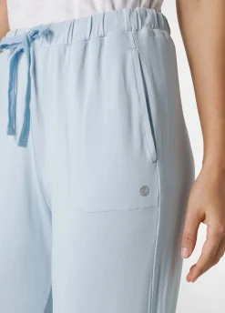DEHA Pantaloni*Pantalone Comfort Di Viscosa Gamba Dritta Blu