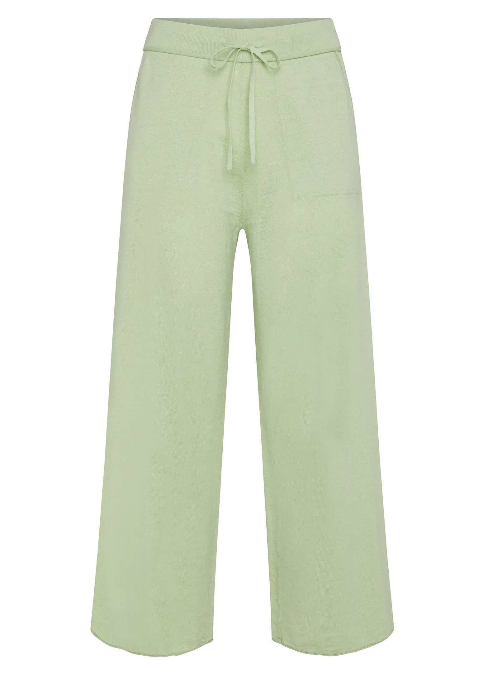 DEHA Pantaloni*Pantalone Cropped In Maglia Verde