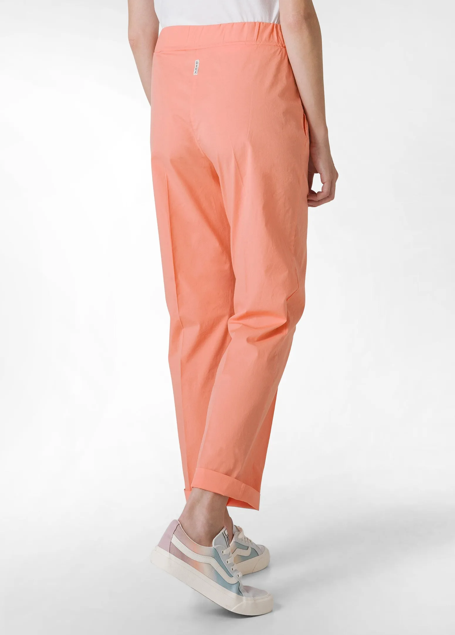 DEHA Pantaloni*Pantalone Dritto In Popeline Arancio