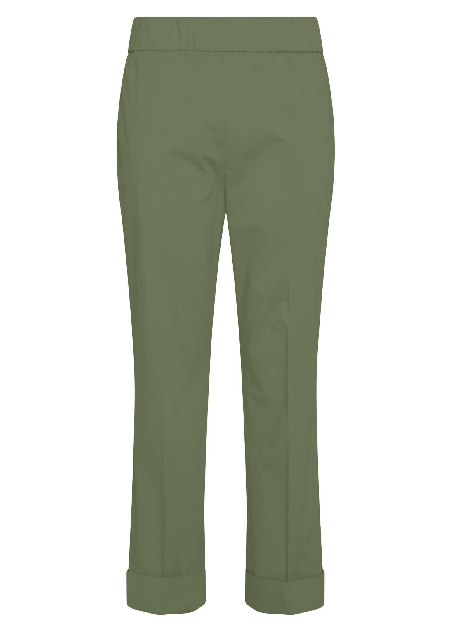 DEHA Pantaloni*Pantalone Dritto In Popeline Verde