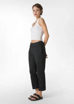 DEHA Pantaloni*Pantalone Dritto In Popeline Nero