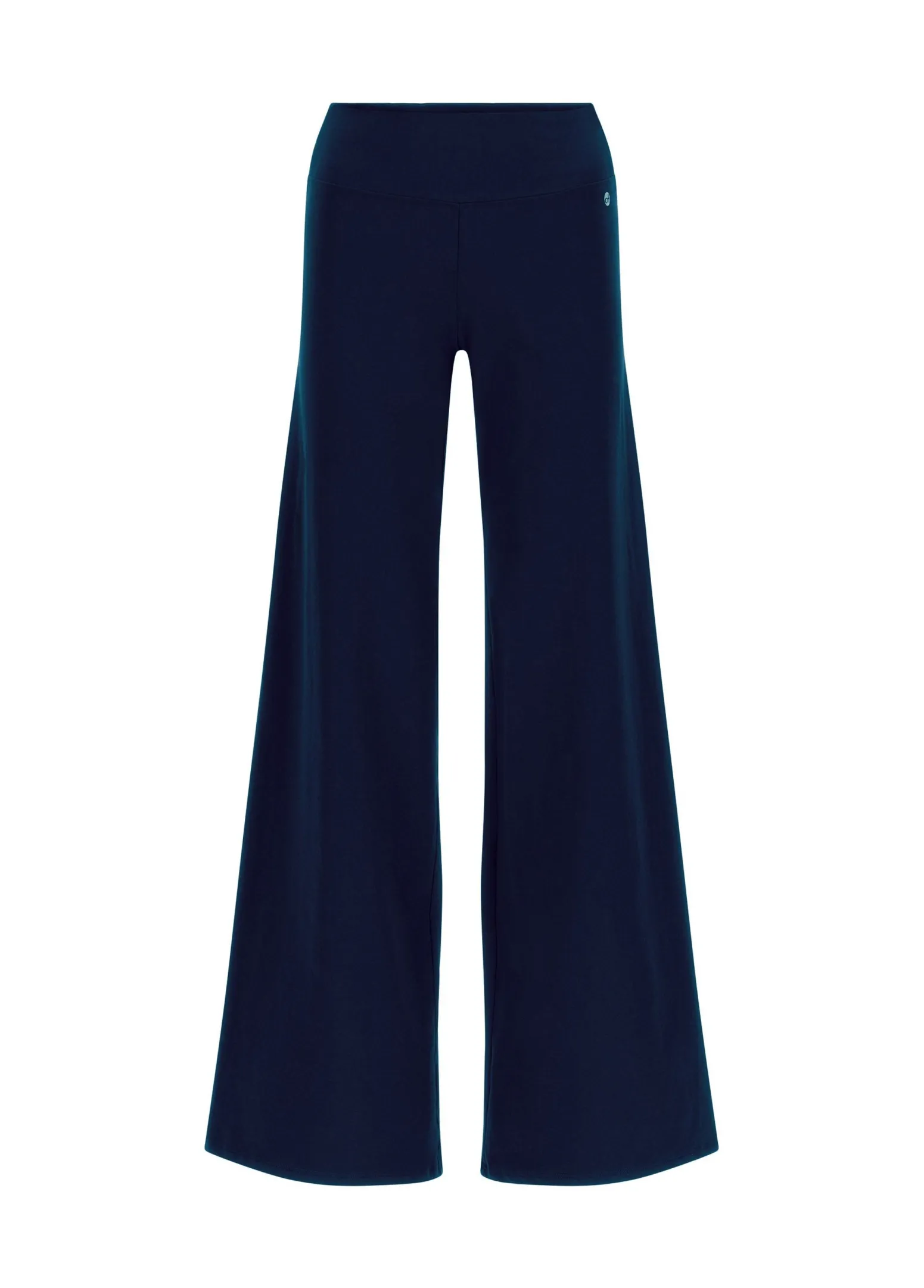 DEHA Pantaloni*Pantalone Gamba Larga In Jersey Blu