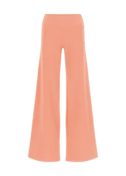 DEHA Pantaloni*Pantalone Gamba Larga In Jersey Arancio