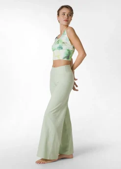DEHA Pantaloni*Pantalone Gamba Larga In Jersey Verde