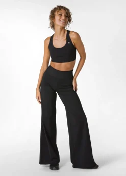 DEHA Pantaloni*Pantalone Gamba Larga In Jersey Nero