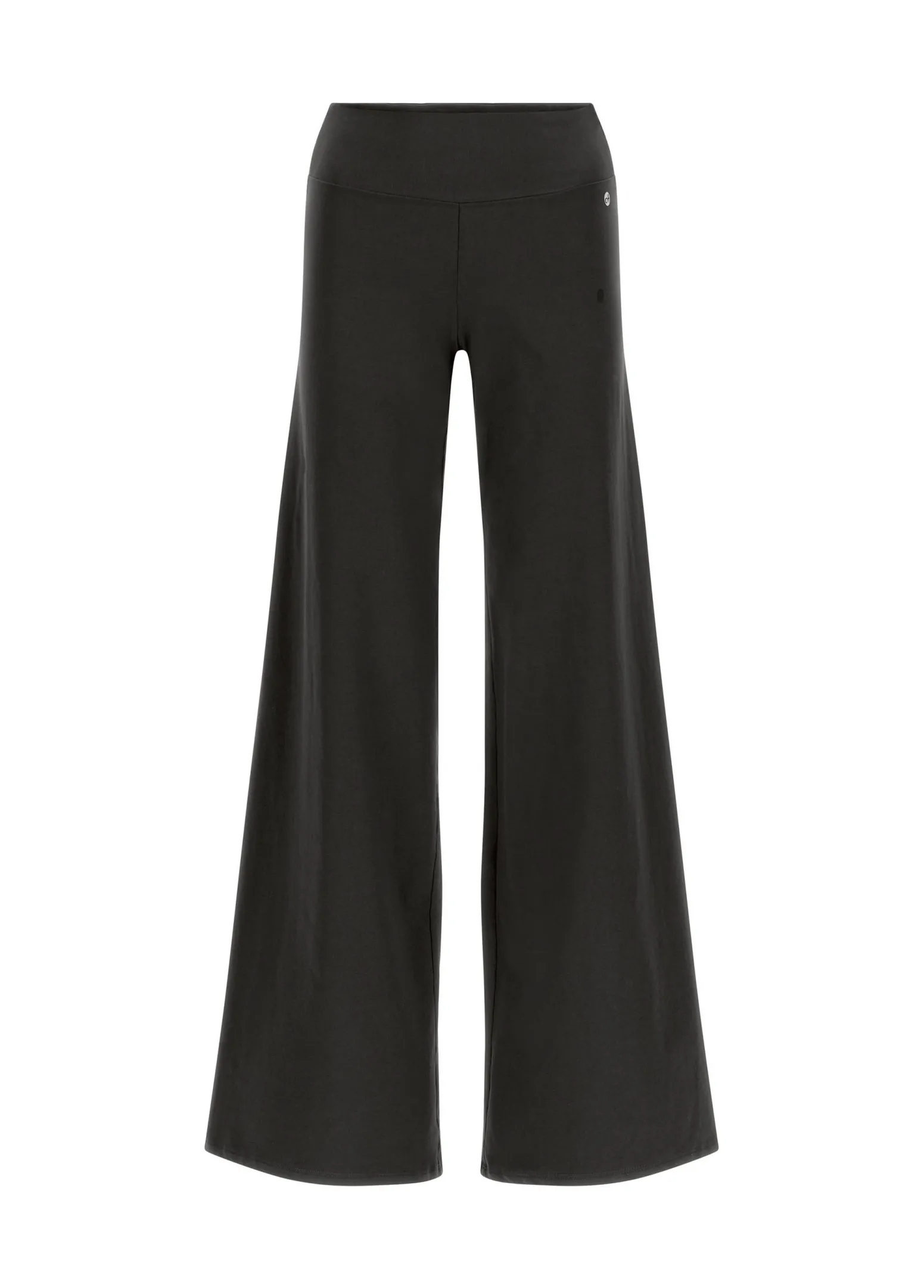 DEHA Pantaloni*Pantalone Gamba Larga In Jersey Nero