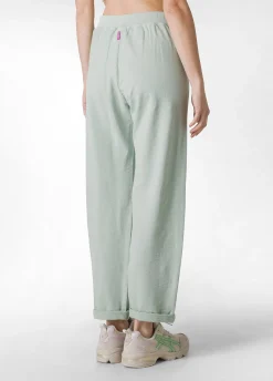 DEHA Pantaloni*Pantalone In Felpa Fiammata Vintage Verde