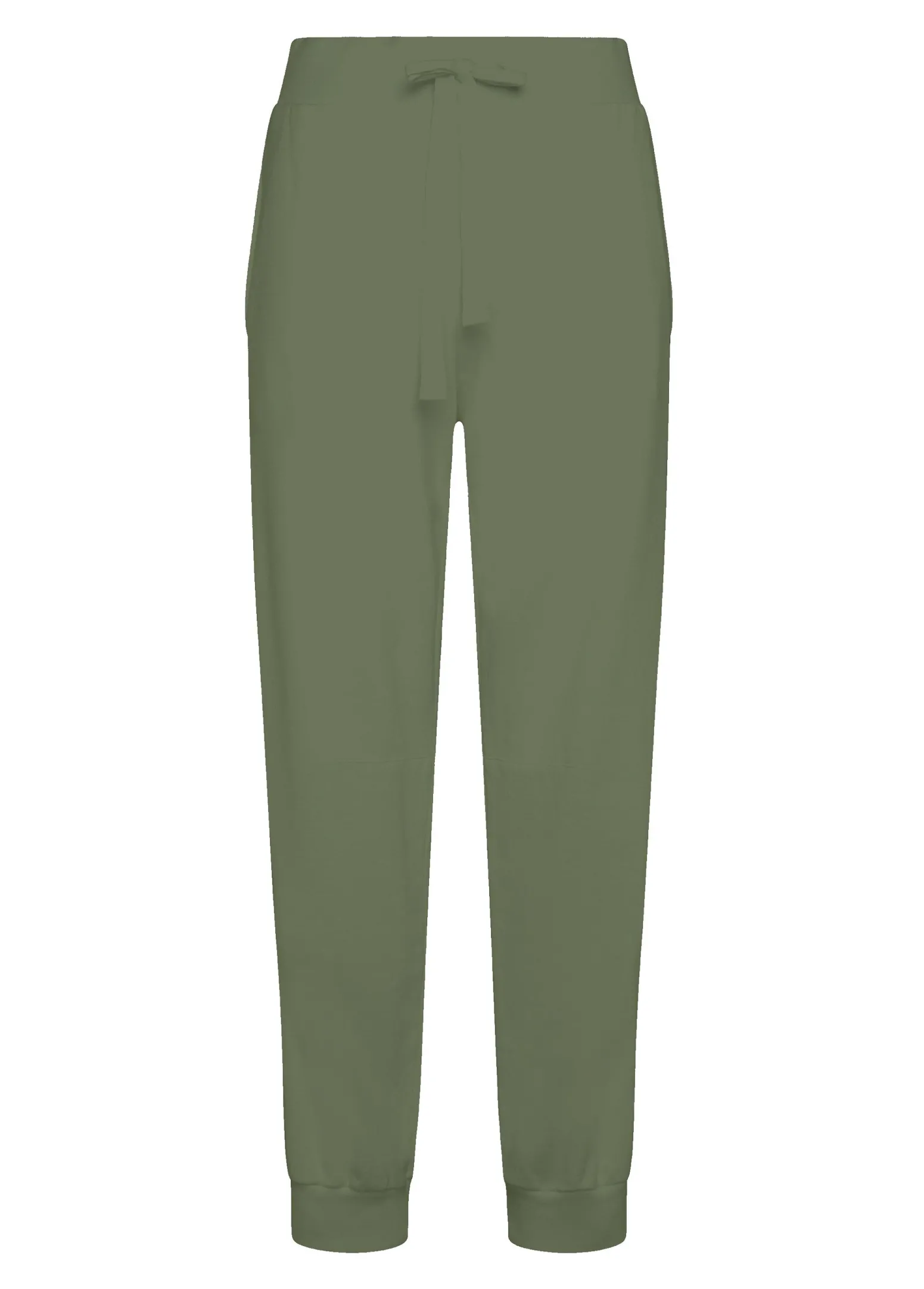 DEHA Pantaloni*Pantalone In Felpa Organica Con Costina Verde