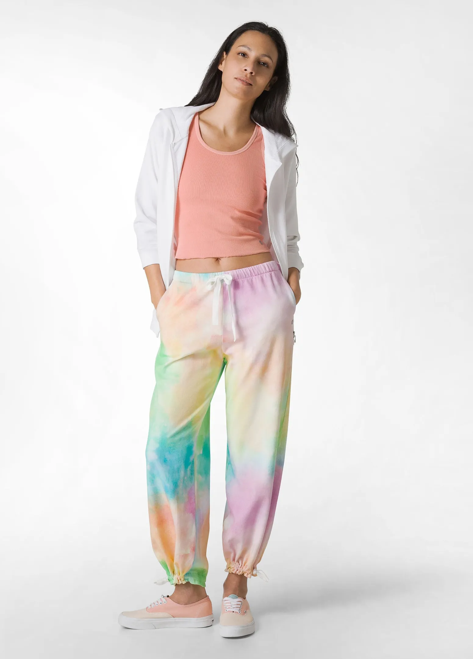 DEHA Pantaloni*Pantalone In Felpa Organica Stampa Fade Away Other