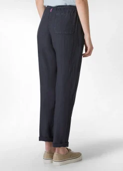 DEHA Pantaloni*Pantalone In Lino Con Coulisse Blu