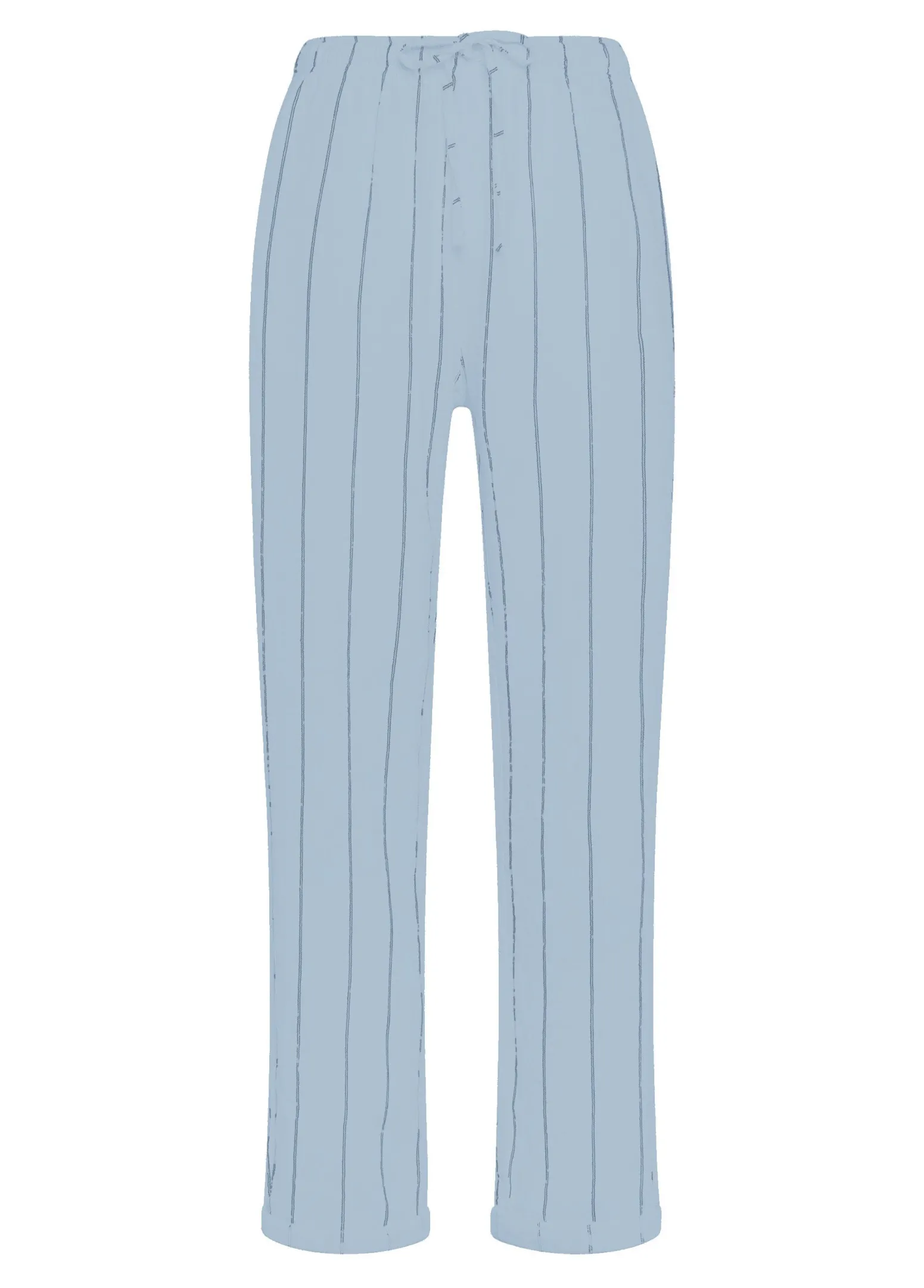 DEHA Pantaloni*Pantalone In Lino Gessato Blu