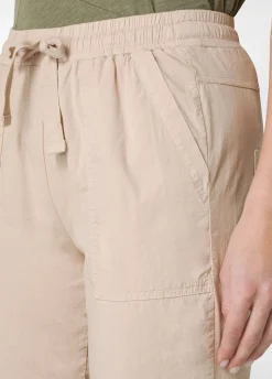 DEHA Pantaloni*Pantalone In Popeline Con Coulisse Beige