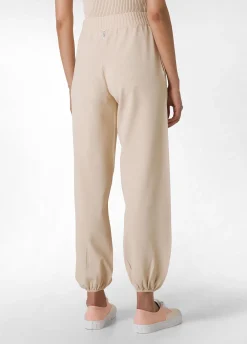 DEHA Pantaloni*Pantalone Jogger A Maglia Beige