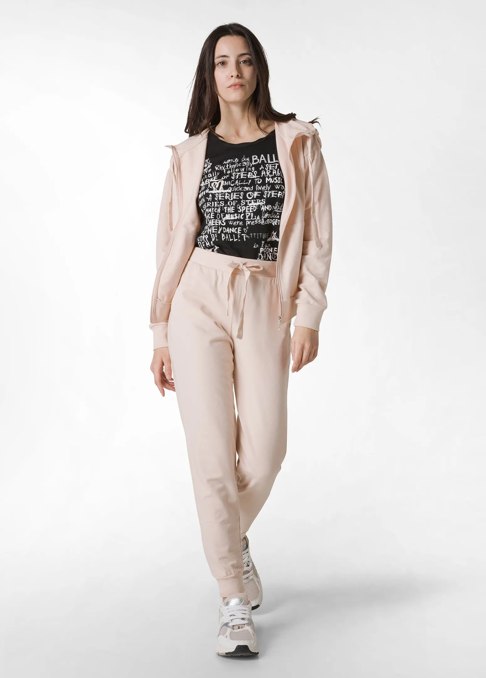 DEHA Pantaloni*Pantalone Jogger Leggero Con Polsino Rosa