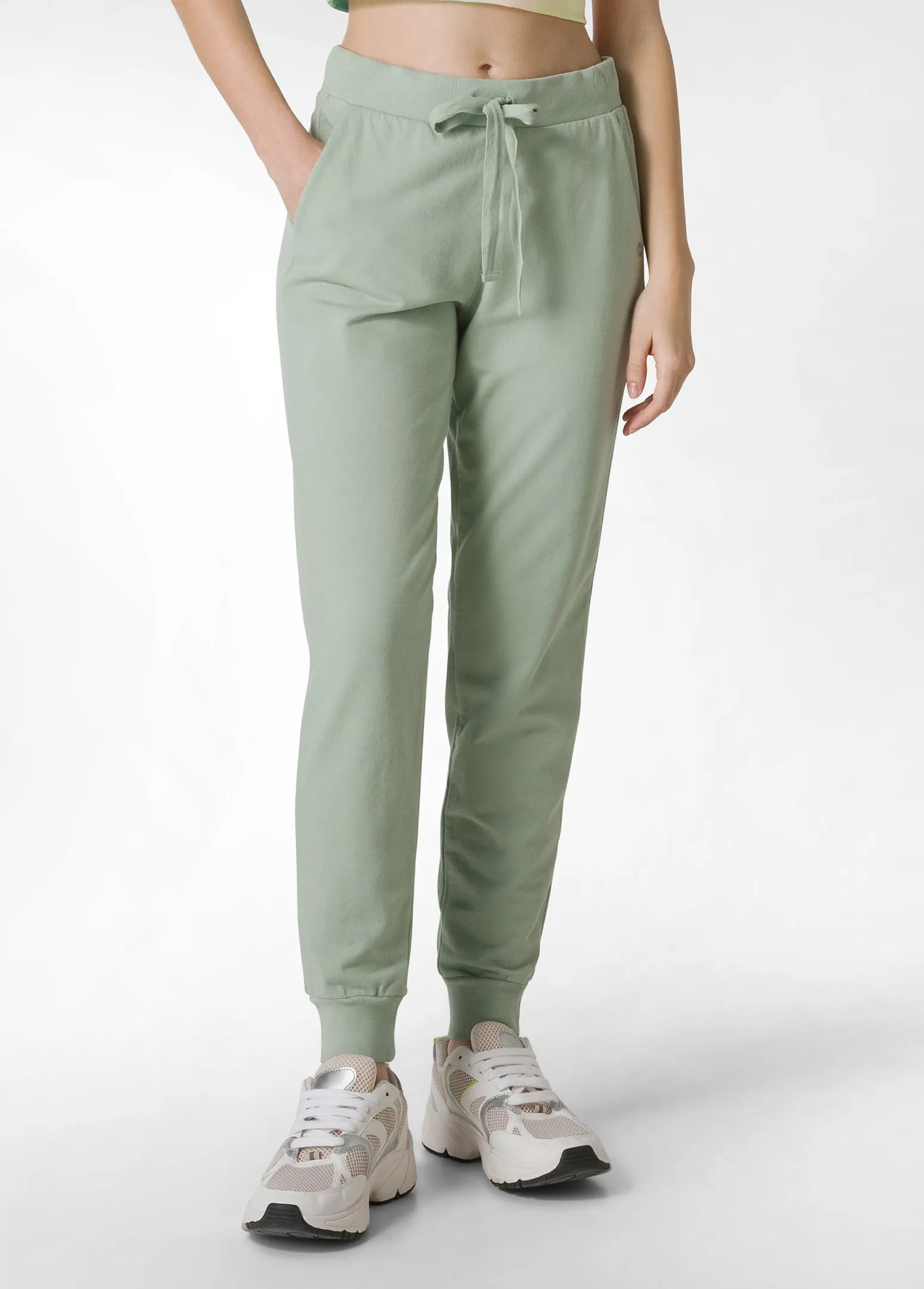DEHA Pantaloni*Pantalone Jogger Leggero Con Polsino Verde