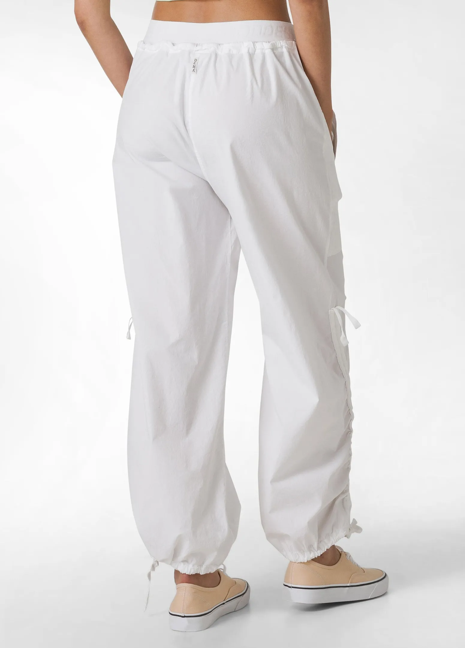 DEHA Pantaloni*Pantalone Magnum In Poplin Leggero Bianco