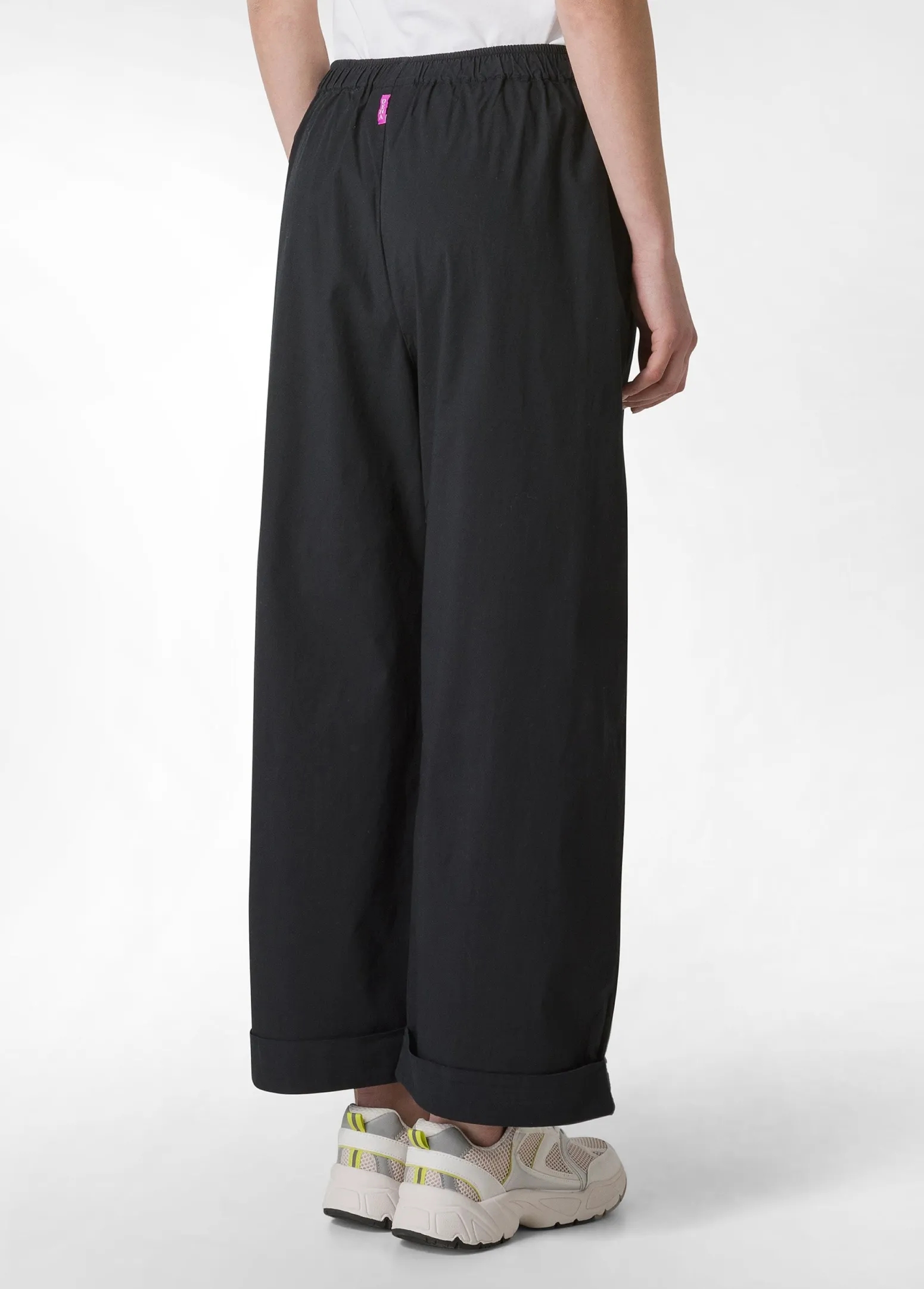 DEHA Pantaloni*Pantalone Relaxed In Popeline Nero