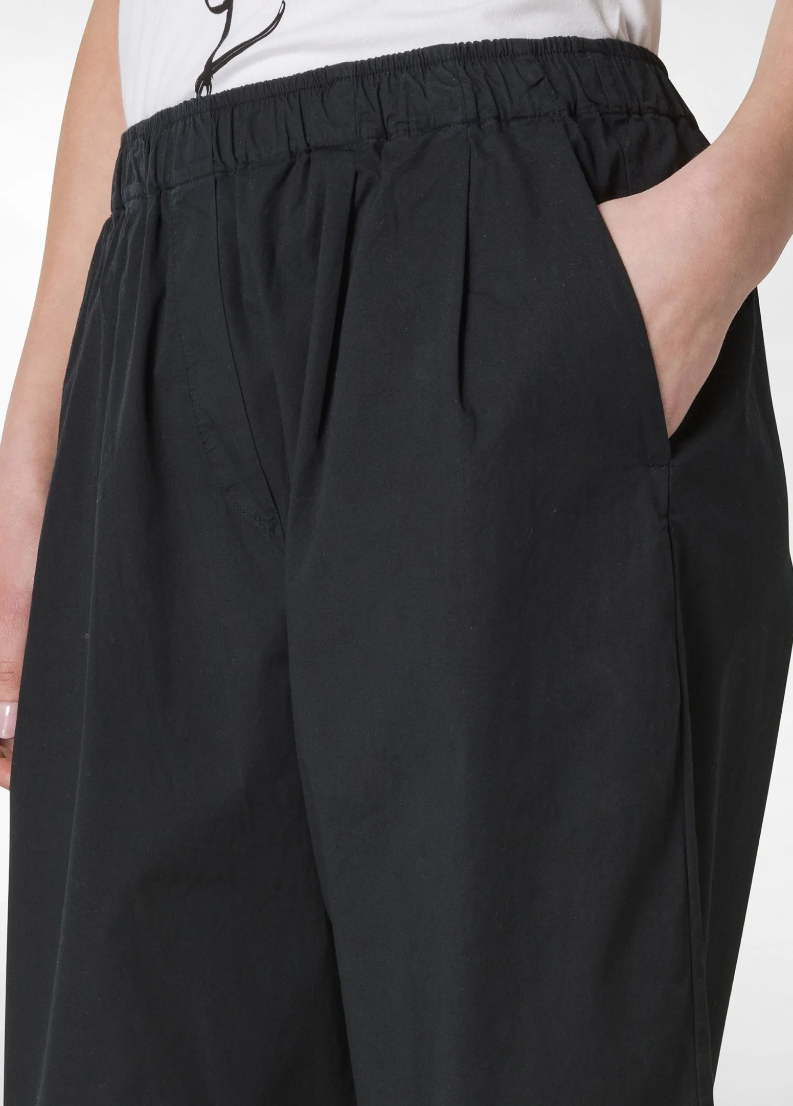 DEHA Pantaloni*Pantalone Relaxed In Popeline Nero
