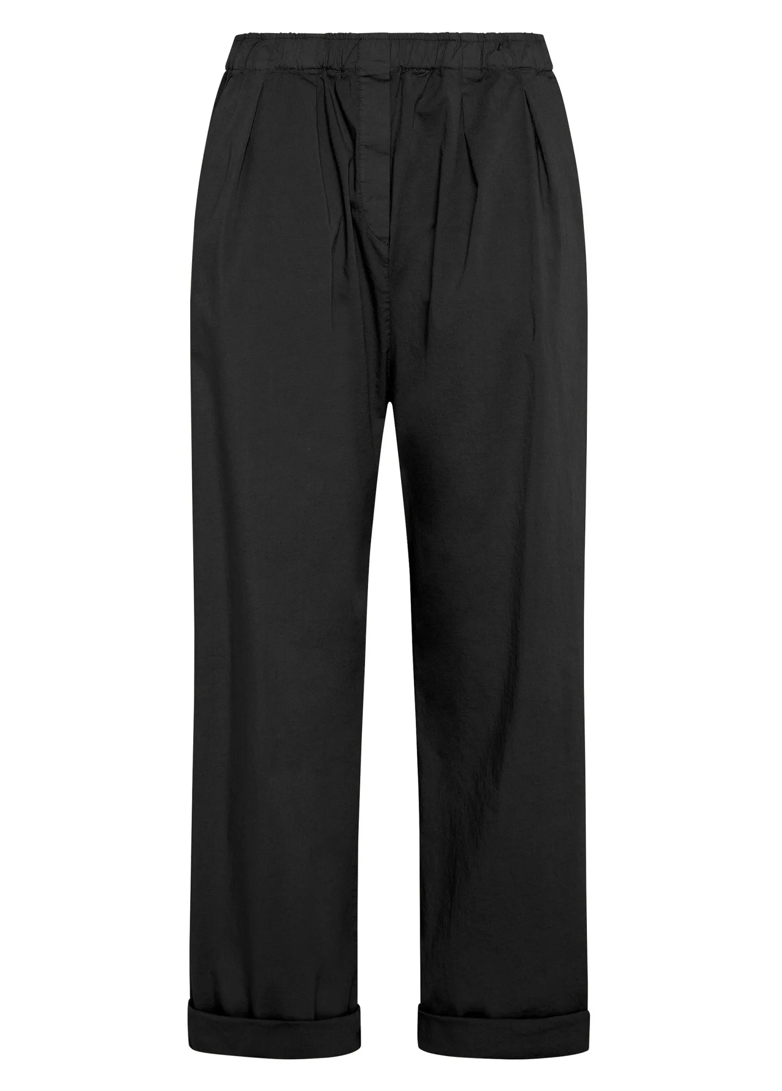 DEHA Pantaloni*Pantalone Relaxed In Popeline Nero