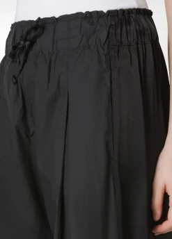 DEHA Pantaloni*Pantalone Relaxed In Popeline E Raso Nero