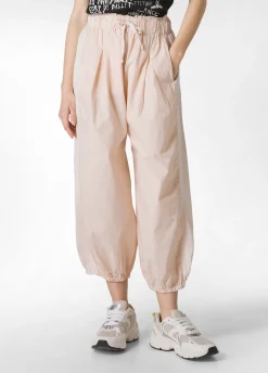 DEHA Pantaloni*Pantalone Relaxed In Popeline E Raso Rosa