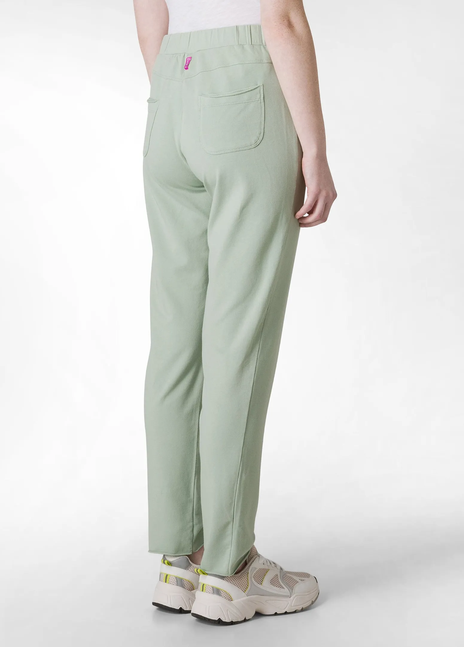 DEHA Pantaloni*Pantalone Slim Fit In Felpa Leggera Verde