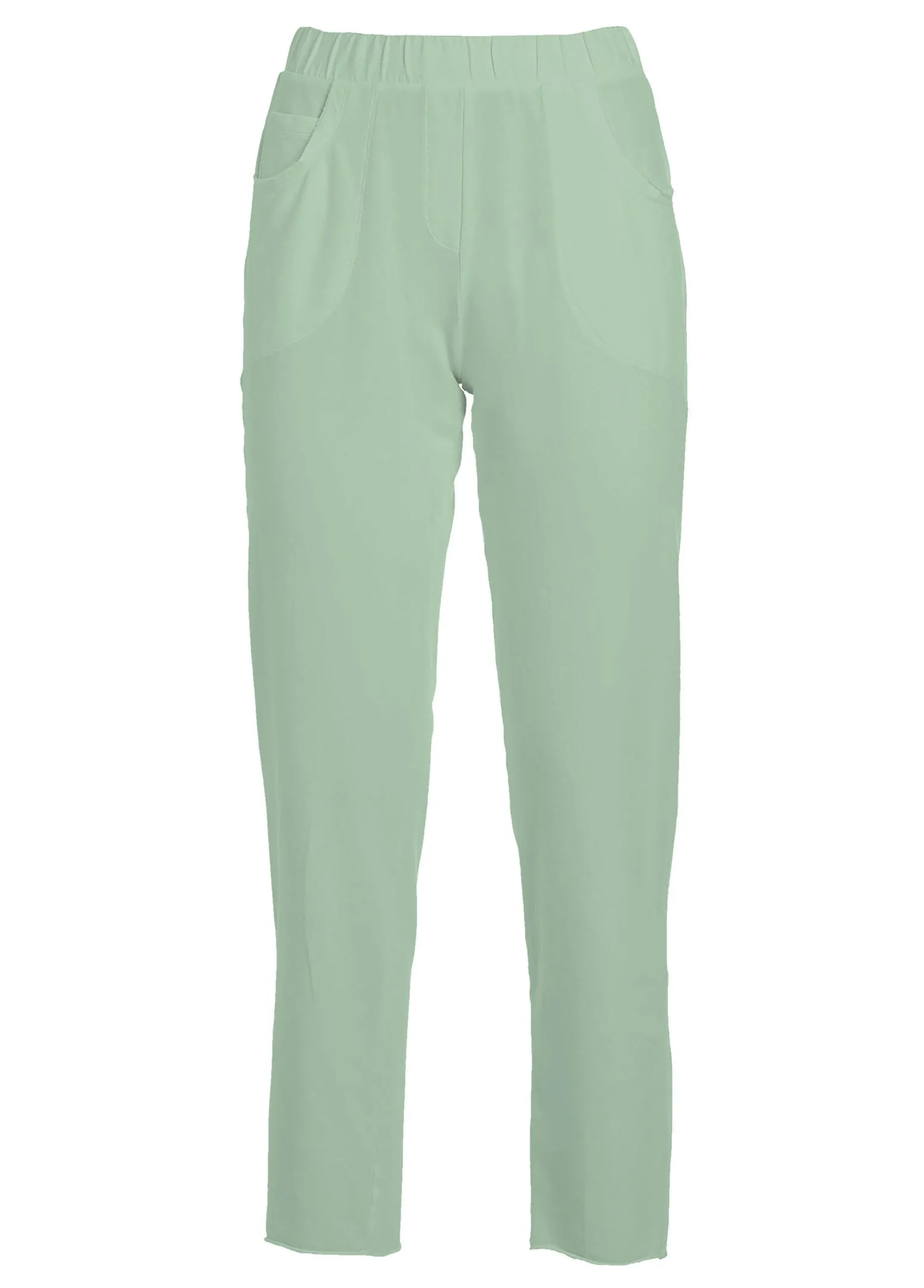 DEHA Pantaloni*Pantalone Slim Fit In Felpa Leggera Verde