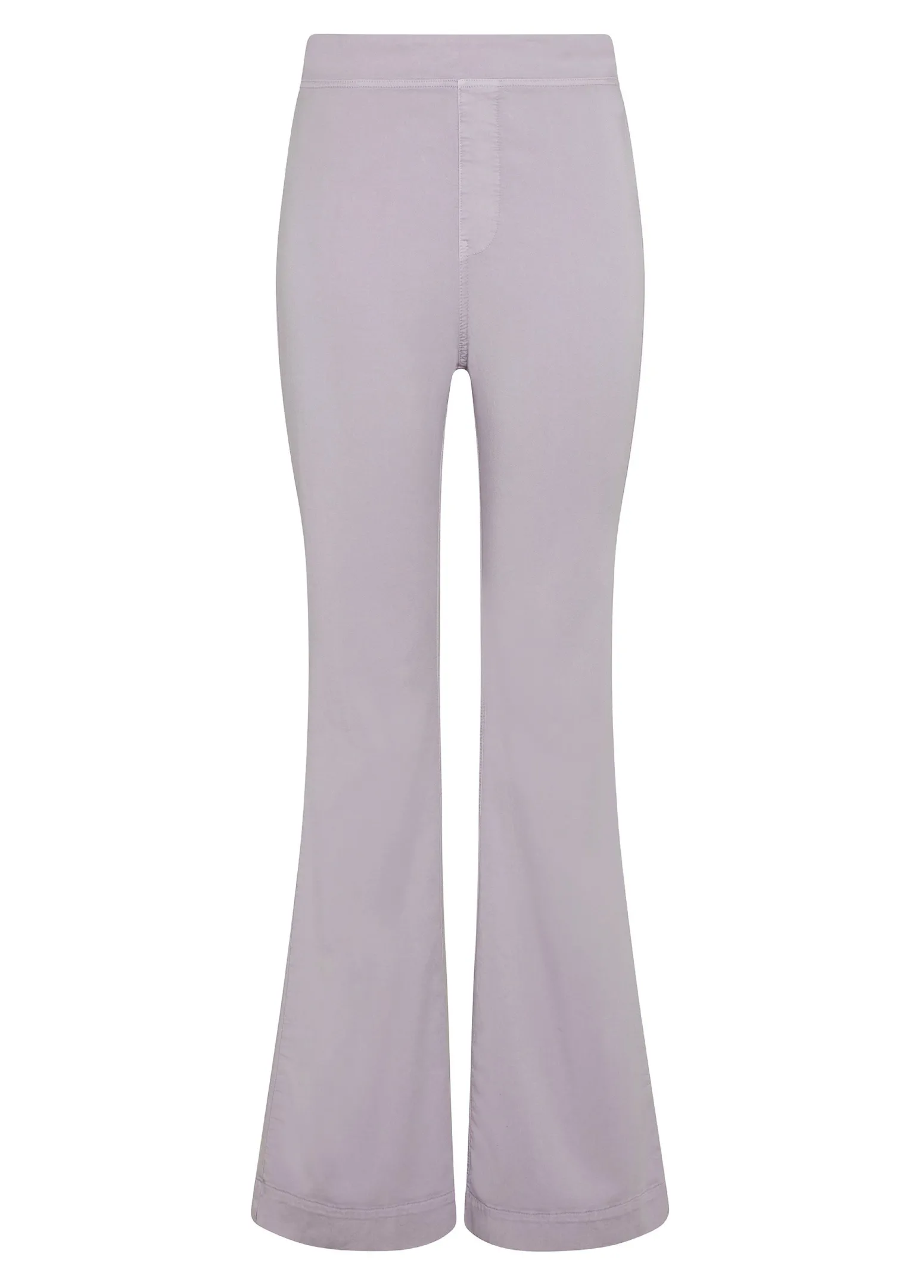 DEHA Pantaloni*Pantalone Svasato In Gabardine Vintage Viola