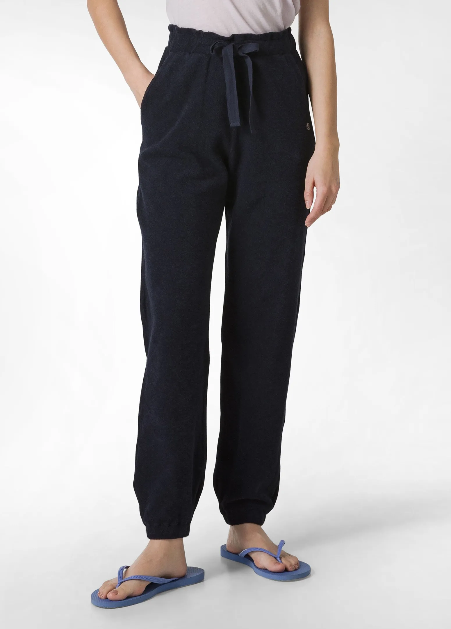 DEHA Pantaloni*Pantaloni Jogger In Spugna Blu