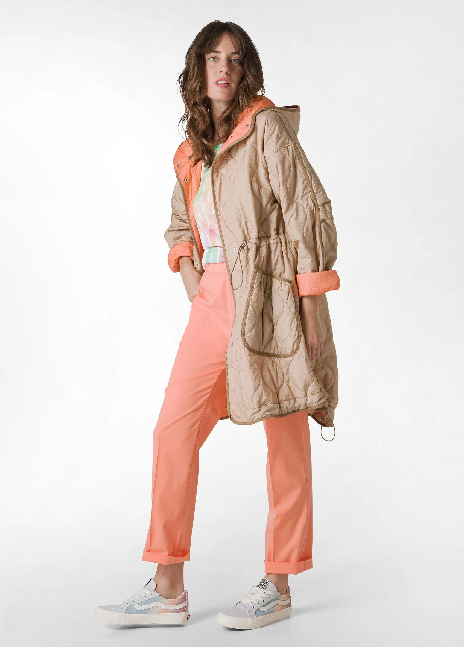 DEHA Giacche E Giubbotti*Parka Trapuntato Beige