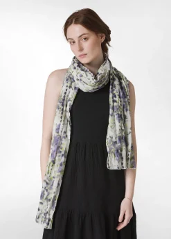 DEHA Accessori*Pashmina In Mussola Stampata Viola
