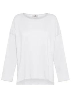 DEHA Felpe & Maglieria*Pullover Ampio In Lino Bianco
