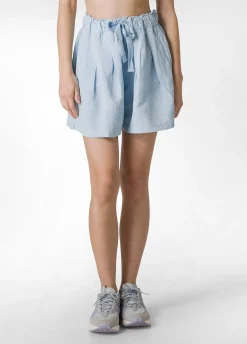 DEHA Bermuda*Shorts In Misto Lino E Lyocell Blu