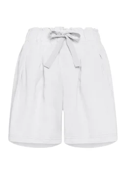 DEHA Bermuda*Shorts In Misto Lino E Lyocell Bianco