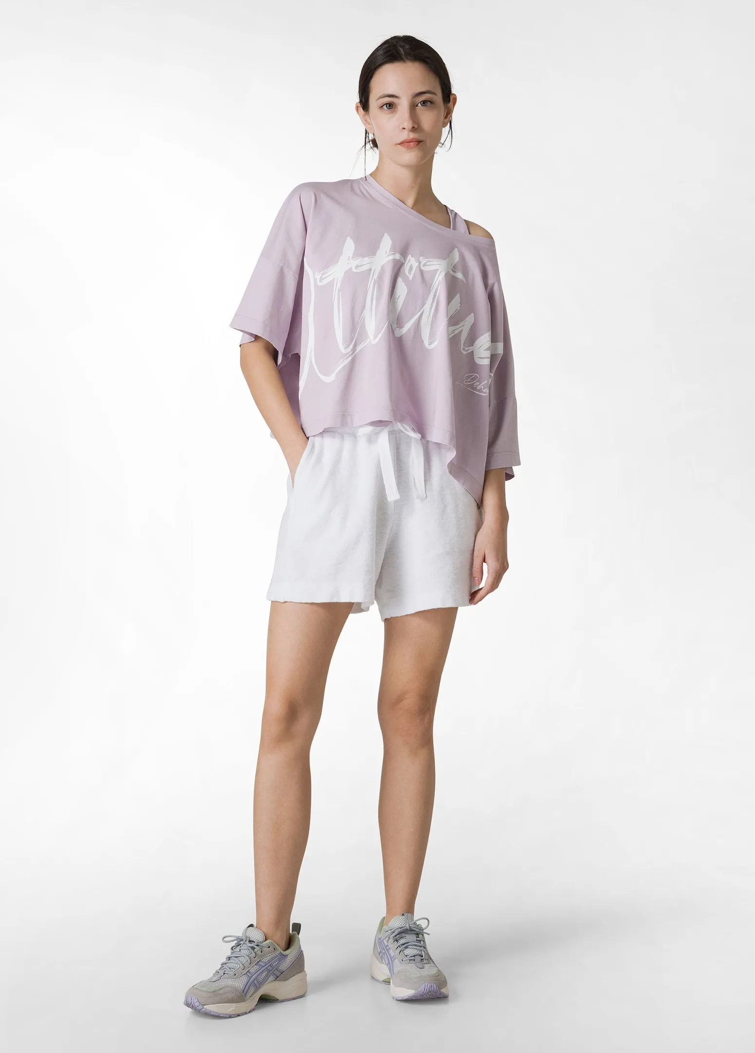 DEHA Pantaloncini Sportivi*Shorts In Spugna Bianco