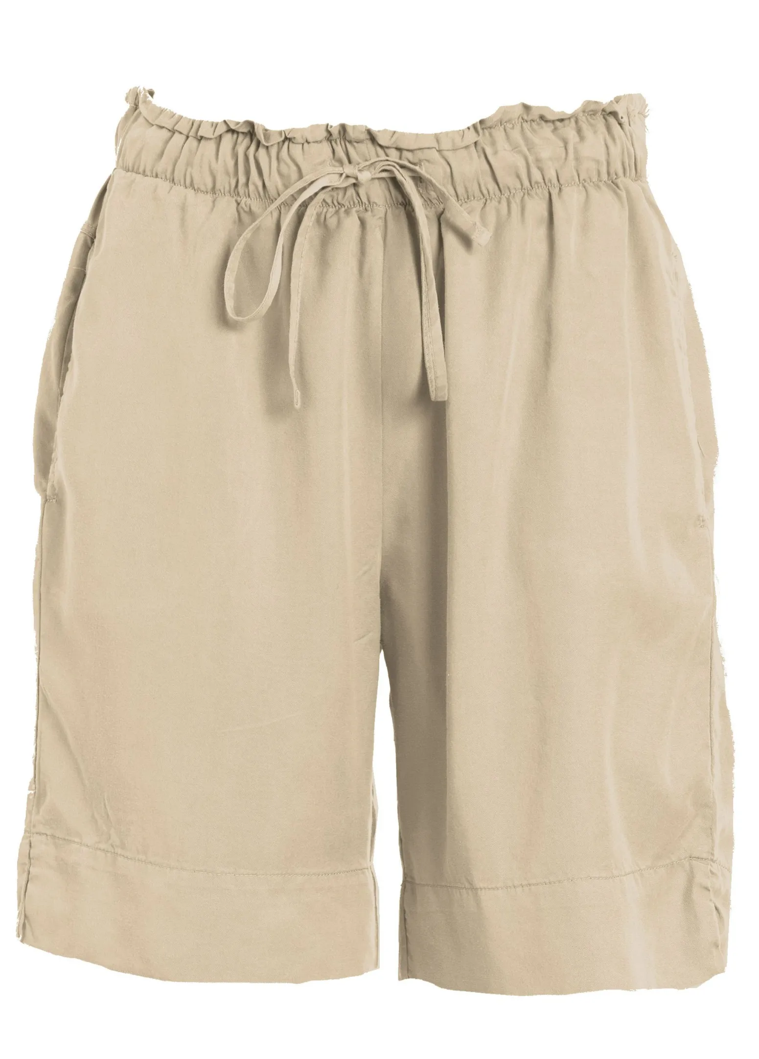 DEHA Bermuda*Shorts In Twill Tencel Beige