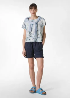 DEHA Bermuda*Shorts In Twill Tencel Blu