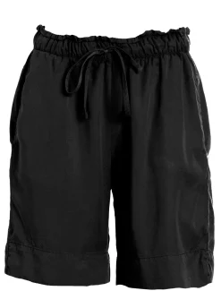 DEHA Bermuda*Shorts In Twill Tencel Nero