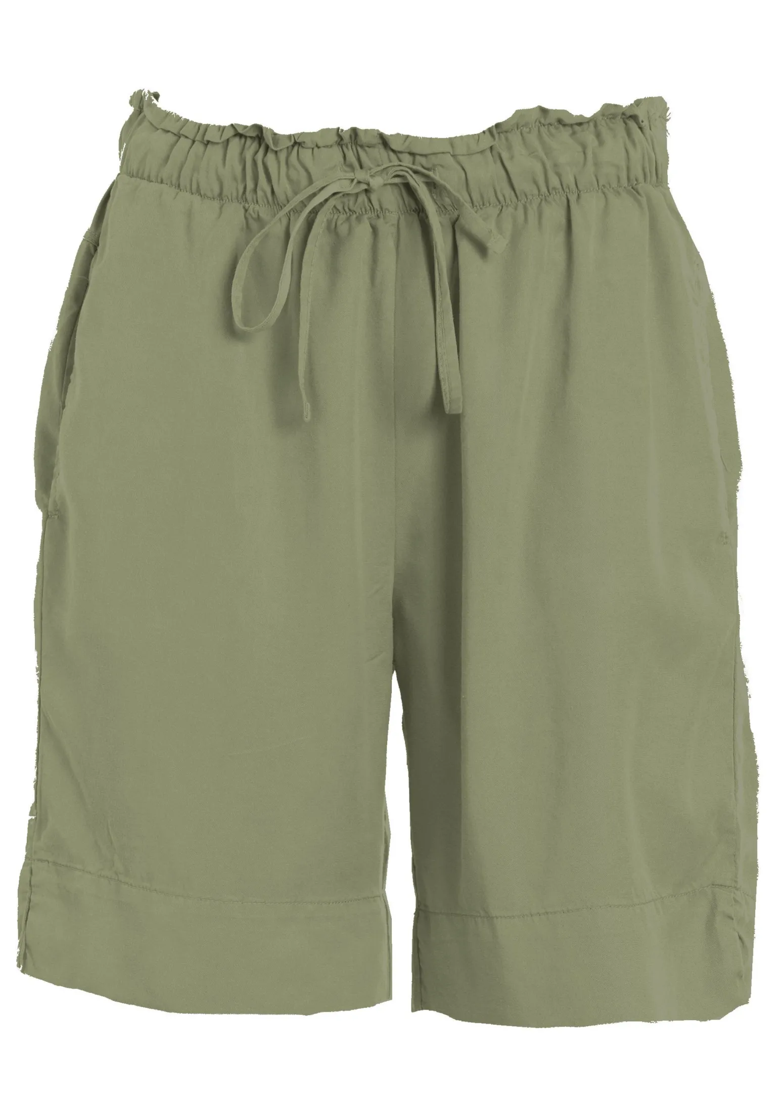 DEHA Bermuda*Shorts In Twill Tencel Verde